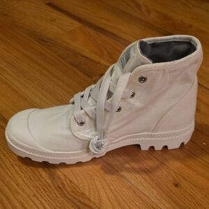 Palladium White High-Top Sneakers